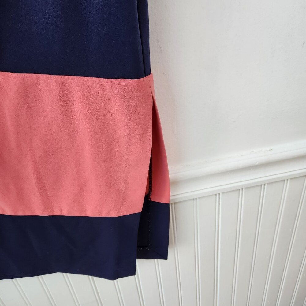 Hutch Anthropologie Peyton Dress Navy Blue Midi Career Fitted Women's S - Picture 8 of 11